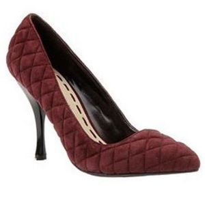 NWOT Enzo Angiolini quilted suede pumps sz 9.5M